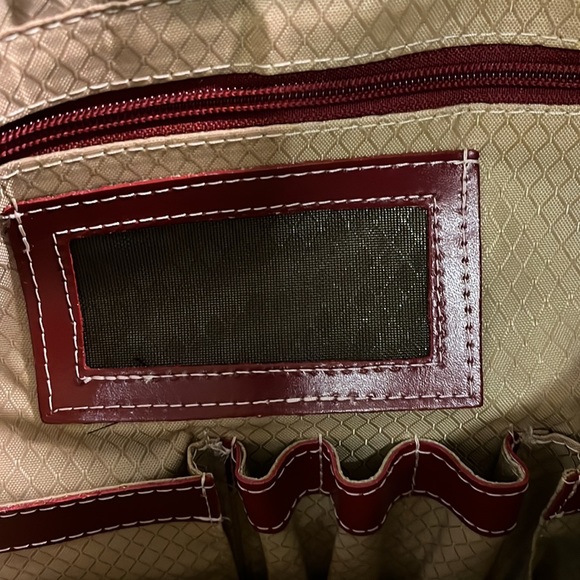 McKlein Red Leather Bag - New with Tags - Picture 9 of 16